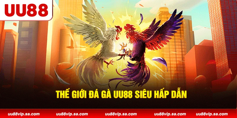 Thế giới đá gà UU88 siêu hấp dẫn